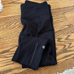 Lululemon fast and free running cropped